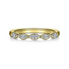 Yellow Gold Diamond Band.