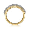 Yellow Gold Diamond Ring.