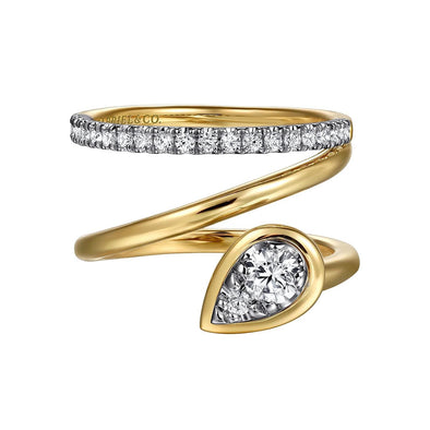 Yellow Gold Diamond Ring.