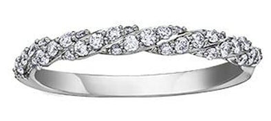 White Gold Diamond Band.