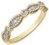 Yellow Gold Diamond Band.