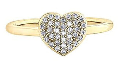 Yellow Gold Diamond Ring.