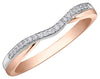 Rose Gold Diamond Band.