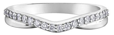 White Gold Diamond Band.