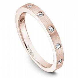 Rose Gold Diamond Band.