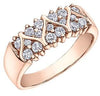 Rose Gold Diamond Ring.