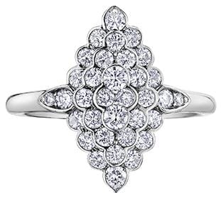 White Gold Diamond Ring.