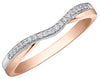 Rose Gold Diamond Band.