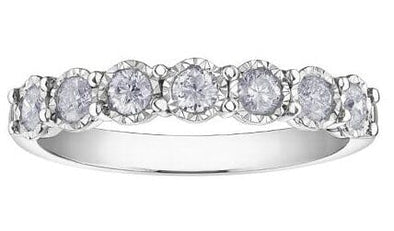 White Gold Diamond Band.