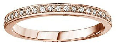 Rose Gold Diamond Band.