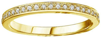 Yellow Gold Diamond Band.