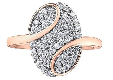 Rose Gold Diamond Ring.