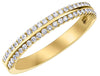 Yellow Gold Diamond Band.