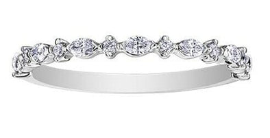 White Gold Diamond Band.