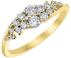 Yellow Gold Diamond Ring.