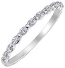 White Gold Diamond Band.