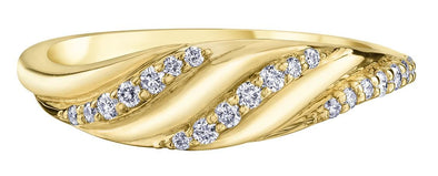 Yellow Gold Diamond Ring.