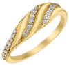 Yellow Gold Diamond Ring.