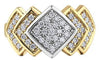 Yellow Gold Diamond Ring.