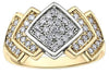 Yellow Gold Diamond Ring.