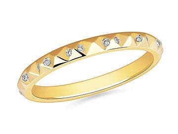 Yellow Gold Diamond Ring.