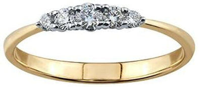 Yellow Gold Diamond Ring.