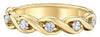 Yellow Gold Canadian Diamond Ring.