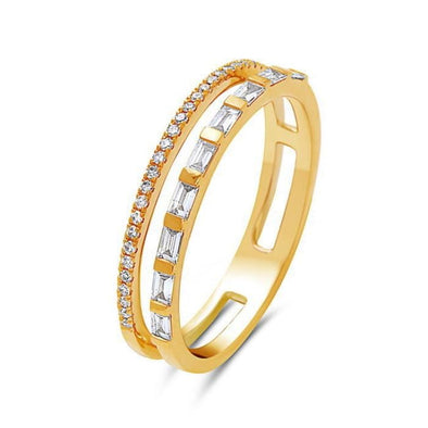 Yellow Gold Diamond Ring.