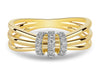 Yellow Gold Diamond Ring.