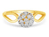 Yellow Gold Diamond Ring.