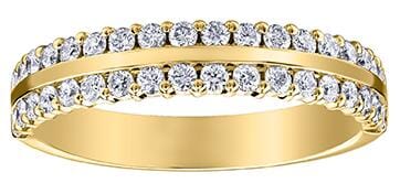 Yellow Gold Diamond Ring.