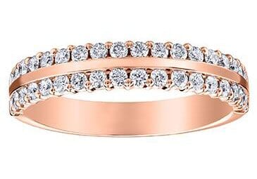 Rose Gold Diamond Ring.