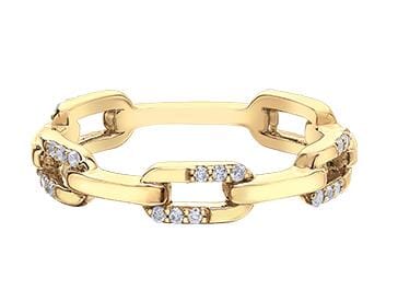 Yellow Gold Diamond Ring.