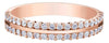 Rose Gold Diamond Band.