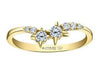 Yellow Gold Canadian Diamond Shooting Stars Ring.