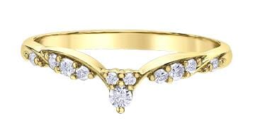 Yellow Gold Diamond Band.