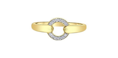 Yellow Gold Diamond Ring.