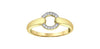 Yellow Gold Diamond Ring.