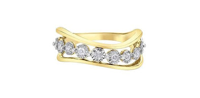 Yellow Gold Diamond Ring.