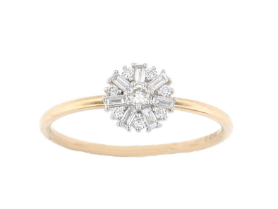 Yellow Gold Diamond Ring.