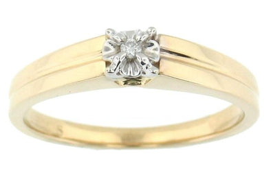 Yellow Gold Diamond Ring.