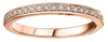 Rose Gold Diamond Band.