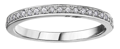 White Gold Diamond Band.