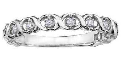 White Gold Diamond Band.