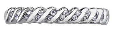 White Gold Diamond Band.