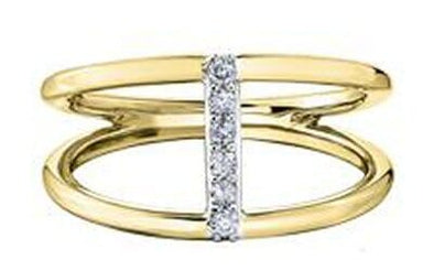 Yellow Gold Diamond Ring.