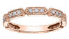 Rose Gold Diamond Band.