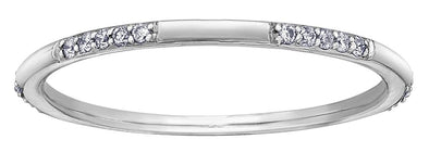 White Gold Diamond Band.