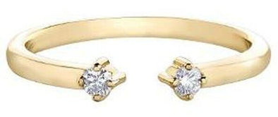 Yellow Gold Canadian Diamond Band.