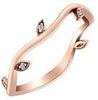 Rose Gold Diamond Band.